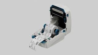 Gainscha 4“ Thermal Transfer Barcode Printer GE2406T [upl. by Eittam876]