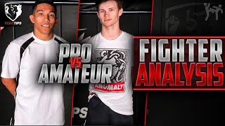 Amateur MMA Fighter Analysis vs Pro [upl. by Eniamsaj427]