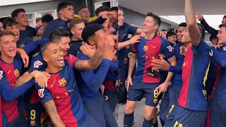 Barça Funny Dressing Room Celebrations vs Real Madrid 40 [upl. by Eustis39]