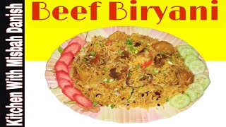 Beef BiryaniBeef Potato BiryaniKitchen With Misbah Danish [upl. by Aimehs]