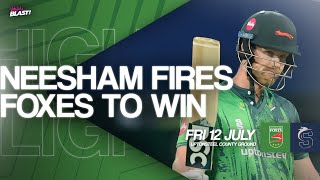 HIGHLIGHTS  Neesham FIREWORKS Lead Foxes To Victory Over Steelbacks [upl. by Oiramaj]