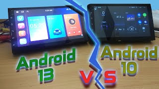 Android 13 vs Android 10 Car Stereo Head Unit  Benchmark [upl. by Verda]