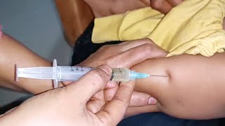 Ceftriaxone 500mg Ceftrone  amp Dexamethasone intramuscular injection Video 24 Ep 94 Injection Tips [upl. by Lorelei]