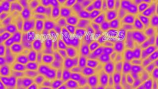 Video screensaver Happy New Year 2025 In English New Year 2025 [upl. by Medwin]