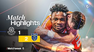 Match Highlights  Mohammedan SC 12 Kerala Blasters FC  MW 5  ISL 202425 [upl. by Mani]