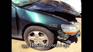 1999 Honda Accord parts AUTO WRECKERS RECYCLERS anhdonlinecom Acura used [upl. by Enitsugua]