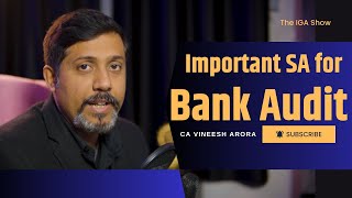 Important Standard of Audit for Bank Audit  2024  Ca Vineesh Arora [upl. by Adnaluoy724]