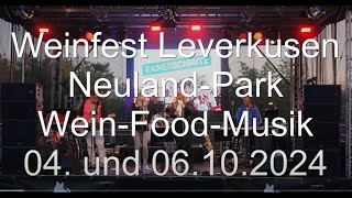 04061024 Leverkusen NeulandPark  Weinfest WeinFoodMusik  De FruendeRollercoaster [upl. by Steffin772]