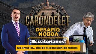 La POSESIÓN de Daniel NOBOA como el nuevo PRESIDENTE del ECUADOR [upl. by Anircam103]