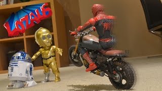 SPIDERMAN STOP MOTION Action Video Part 14 Trailer [upl. by Lachus]