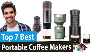 Best Portable Coffee Maker  Top 7 Reviews 2024 Buying Guide [upl. by Compte435]