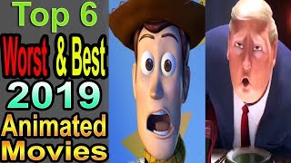 6 WorstBest 2019 Animated Movies [upl. by Alexine]