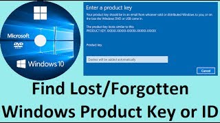 How To Find LostForgotten Windows Product Key or ID [upl. by Andrien577]