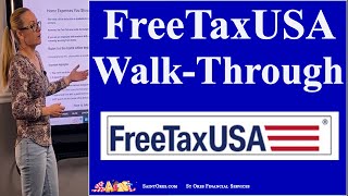 FreeTaxUSA April 2024 efile income deadline How to file your taxes online Tutorial walkthrough [upl. by Mailand373]