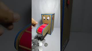 Make a Coin Bank With cardboard shorts theprince coinbank [upl. by Luann]