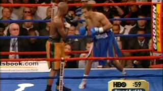 Floyd Mayweather Jr vs Sharmba Mitchell Pt3 [upl. by Turtle]