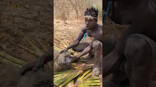 Hadzabe tribe hunt Baboon morning successfully [upl. by Anderson788]