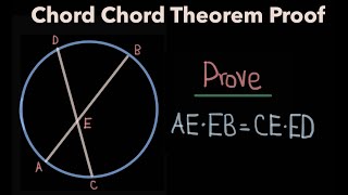 Chord Chord Theorem Proof [upl. by Manly]