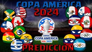 COPA AMERICA 2024  PREDICCIÓN  countryballs [upl. by Kariv]