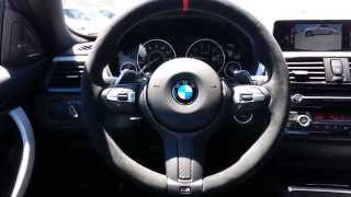 NEW BMW M Performance Steering wheel on BMW 435i [upl. by Killie]