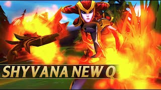 SHYVANA NEW Q EFFECT  League of Legends [upl. by Elroy]