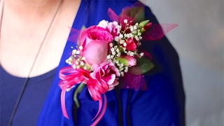 How To Make A Corsage For Prom Pin On Or Wrist Corsage [upl. by Granville722]