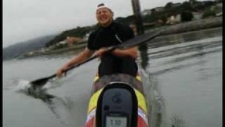 Wednesday Surfski Sprints Long ver  Clips from 3 1000s [upl. by Clayberg]