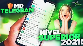 TELEGRAM ðŸ”· MD GRAM MELHOR APP MENSAGEIRO COM DESIGN MODERNO E INCRÃVELðŸ˜ [upl. by Llehcram]