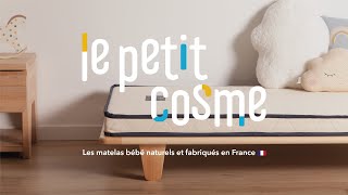 Le Petit Cosme  Le matelas bébé sain 100 naturel et fabriqué en France [upl. by Silecara]