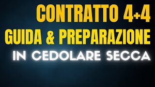 Contratto di locazione 44 ecco come funziona laffitto in cedolare secca video guida [upl. by Quent]