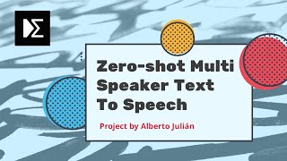 Zeroshot Multi Speaker Text To Speech Machine Learning project at DSR [upl. by Ayrb]