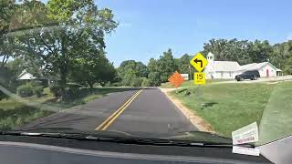 Drive from Heritage Community Park to beautiful new construction homes in Blacksburg Virginia [upl. by Marin]