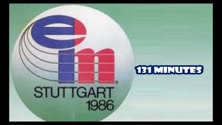 1986 Europa Meisterschaften laichtathletik Stuttgart 131 minute [upl. by Trillby]