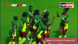 Résumé Egypte vs Cameroun U20 Aller Éliminations coupe du monde Colombie 2024 [upl. by Bedad589]