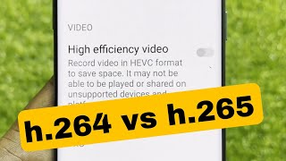 HEVC amp Other format H264 vs h265 [upl. by Prior]