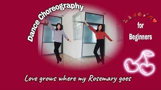 Easy Dance for kids and beginners ❤️  Love Grows Where My Rosemary Goes [upl. by Auhs562]