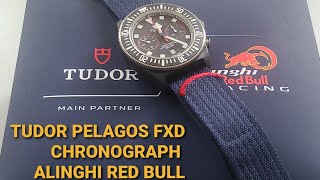 帝陀 TUDOR PELAGOS FXD CHRONOGRAPH ALINGHI RED BULL RACING [upl. by Llevram373]