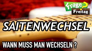 ★ GITARRE ★ NEUE SAITEN AUFZIEHEN ★ WANN MUSS MAN SAITEN WECHSELN [upl. by Atiuqer]