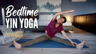 Bedtime Yin Yoga  Full Body Relaxation No Props [upl. by Madlin219]