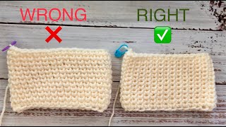 Most crocheters make WAISTCOAT stitch WRONG How to crochet waistcoat stitch Crochet Video Tutorial [upl. by Ecniuq]