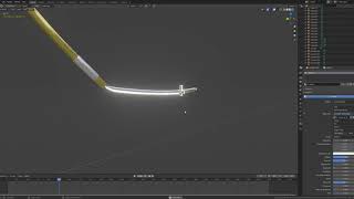 Katana sheathing animation [upl. by Idnam]