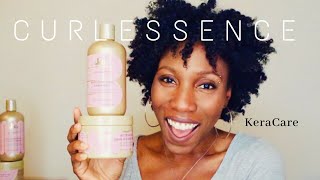 CurlEssence By KeraCare Review  Demo 4B4C Natural Hair [upl. by Phares204]