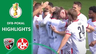 Down a player  FC Ingolstadt 04 vs 1 FC Kaiserslautern 12  Highlights  DFBPokal First Round [upl. by Ahsilet973]