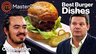 Best Burger Dishes 🍔  MasterChef Australia  MasterChef World [upl. by Hendon]