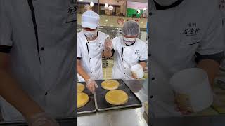 What Do Mooncake Factory Workers Do With Abacus And Brush streetfood mooncake food [upl. by Nahtahoj346]