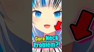 Gura Went Chiro For NECK Problem🤔 gawrgura gura vtuber hololiveen hololive [upl. by Blader826]