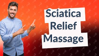 How do you massage your glutes for sciatica [upl. by Ayvid]