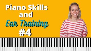 Piano Skills and Ear Training 4  learn chords on the piano [upl. by Dygert18]