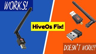 HiveOs Wifi USB Adapter Fix [upl. by Marte40]