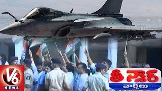 Rafale Deal Row Clash Between BJP And Congress Activists In Panaji  Goa  Teenmaar News [upl. by Illa]